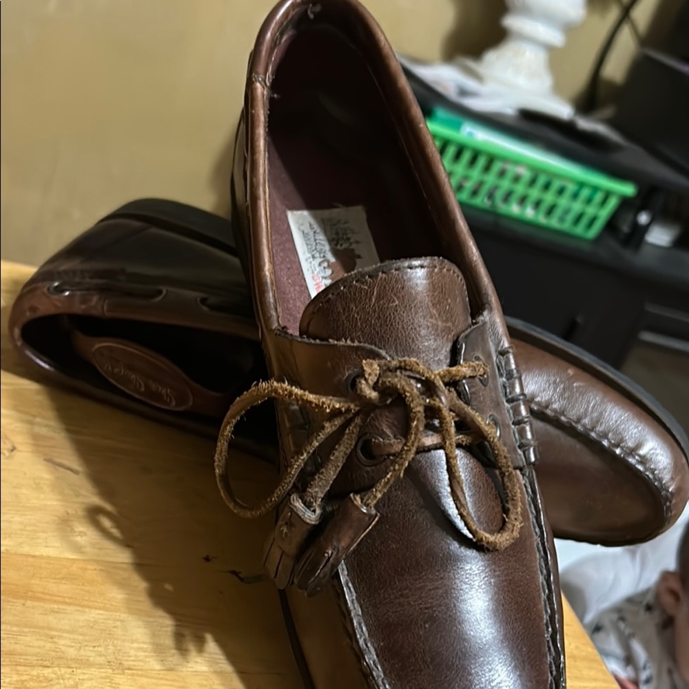 Classic Brown Leather Loafers